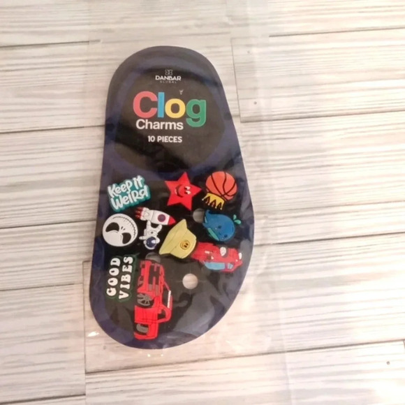 Danbar clog charms 10 piece never used - Picture 1 of 4